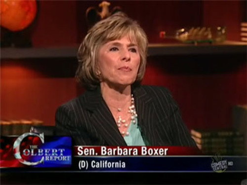 The Colbert Report - S5E108: Sen. Barbara Boxer