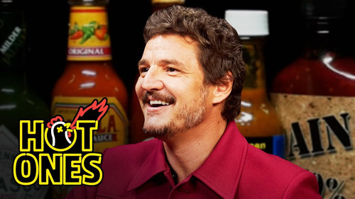 Hot Ones - S20E7: Pedro Pascal Cries from His Head While Eating Spicy Wings