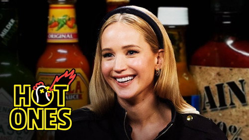 Hot Ones - S21E6: Jennifer Lawrence Sobs in Pain While Eating Spicy Wings