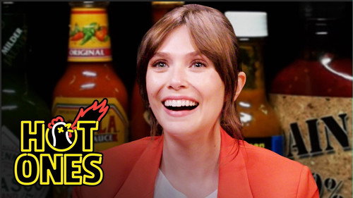 Hot Ones - S15E4: Elizabeth Olsen Feels Brave While Eating Spicy Wings