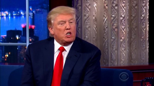 The Late Show with Stephen Colbert - S1E11: Donald Trump, Dr. Ernest Moniz, Raury