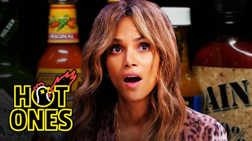 Hot Ones - S9E2: Halle Berry Refuses to Lose to Spicy Wings