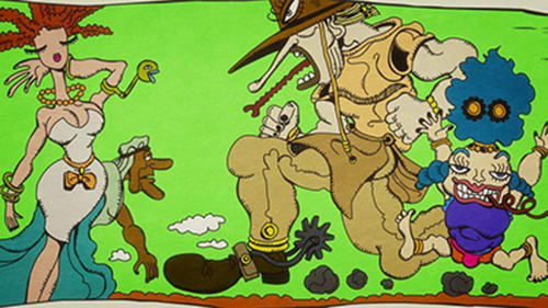 JoJo's Bizarre Adventure - S2E36: Hol Horse and Mondatta (1)
