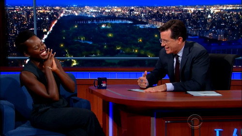 The Late Show with Stephen Colbert - S1E9: Lupita Nyong'o, Senator Bernie Sanders, Christopher Wheeldon, Robert Fairchild and Leanne Cope