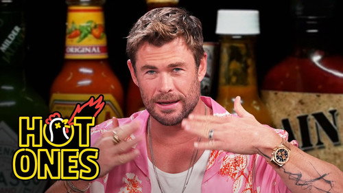 Hot Ones - S24E1: Chris Hemsworth Gets Nervous While Eating Spicy Wings