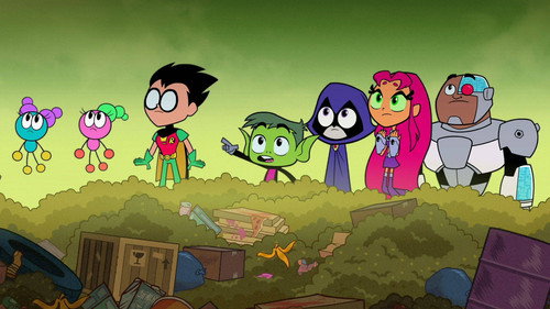 Teen Titans Go! - S7E17: Polly Ethylene and Tara Phthalate