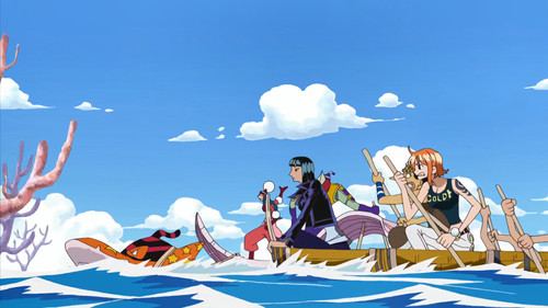 One Piece - S7E210: Silver Fox Foxy! The Merciless Interference!