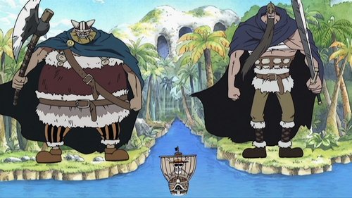 One Piece - S2E77: Farewell Giant Island! Head for Alabasta!