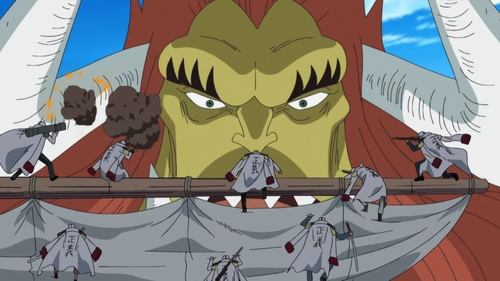 One Piece - S13E464: A Descendent of the Beast! Little Oars Jr. - Full Speed Ahead!