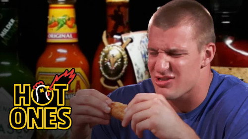 Hot Ones - S2E16: Rob Gronkowski Gets Blindsided by Spicy Wings