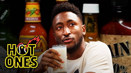 Hot Ones - S21E3: Marques Brownlee Short Circuits While Eating Spicy Wings