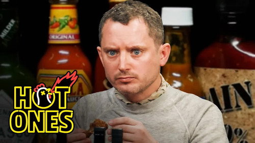 Hot Ones - S15E12: Elijah Wood Tastes the Lava of Mount Doom While Eating Spicy Wings