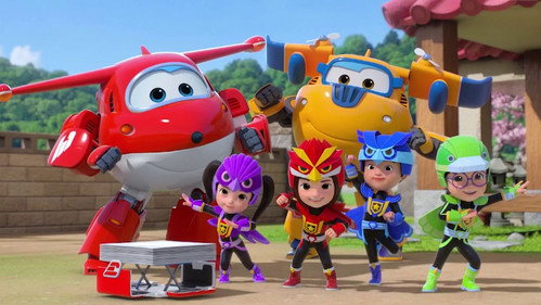 Super Wings - S4E17: Paper Rangers Puppetry