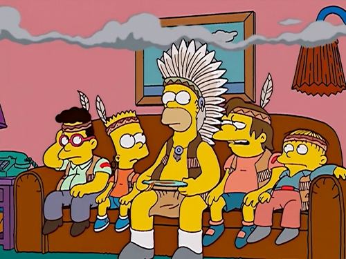 The Simpsons - S14E21: The Bart of War