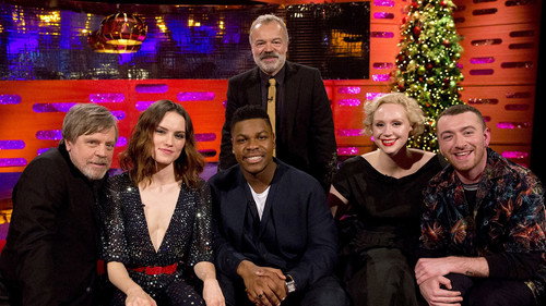 The Graham Norton Show - S22E11: Daisy Ridley, John Boyega, Gwendoline Christie, Mark Hamill, Sam Smith