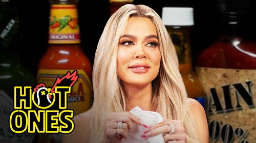 Hot Ones - S18E5: Khloé Kardashian Holds Back Tears While Eating Spicy Wings