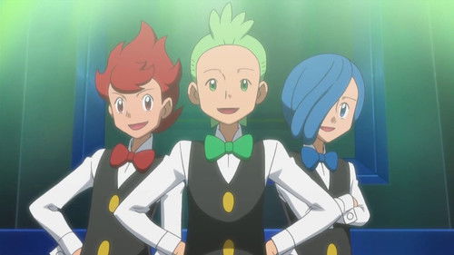 Pokémon - S14E5: Triple Leaders, Team Threats!