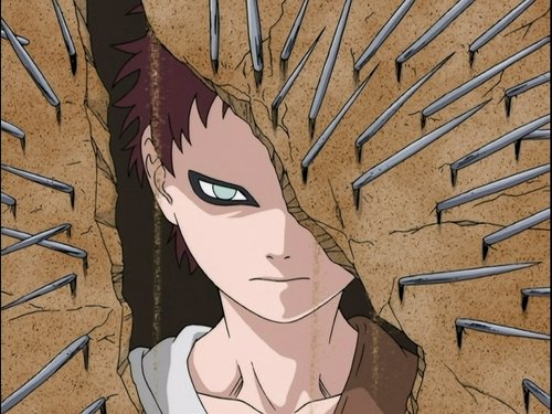 Naruto - S1E34: Akamaru Trembles: Gaara's Cruel Strength!