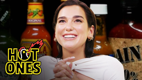 Hot Ones - S12E5: Dua Lipa Sweats from Her Eyes While Eating Spicy Wings