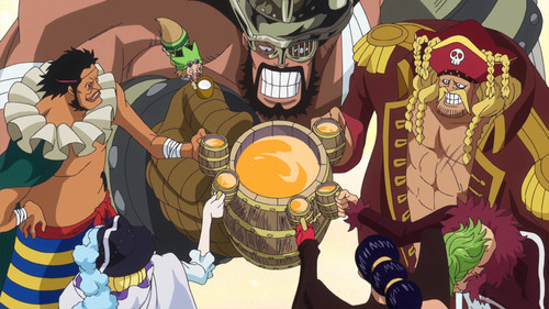 One Piece - S17E745: Sons' Cups! Straw Hat Fleet is Formed!
