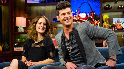 Watch What Happens Live with Andy Cohen - S9E8: Sarah Paulson & Robin Thicke