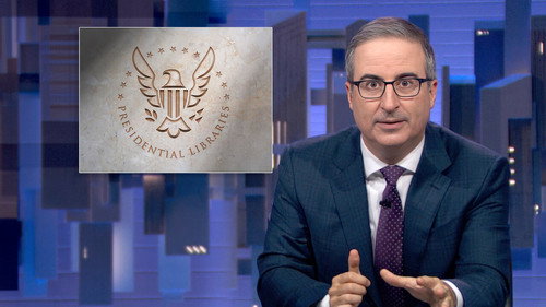 Last Week Tonight with John Oliver - S12E25: October 5, 2025: Presidential Libraries