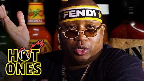 Hot Ones - S7E6: E-40 Asks a Fan to Save Him While Eating Spicy Wings
