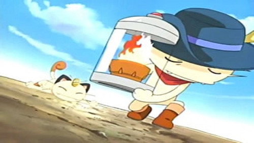 Pokémon - S8E33: Like a Meowth to a Flame