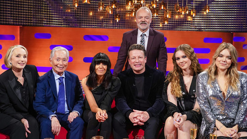 The Graham Norton Show - S30E9: Dame Kristin Scott Thomas, George Takei, Claudia Winkleman, Jamie Oliver and First Aid Kit