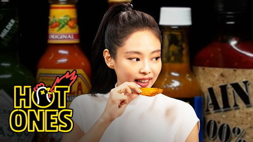 Hot Ones - S27E5: JENNIE Cries For Help While Eating Spicy Wings