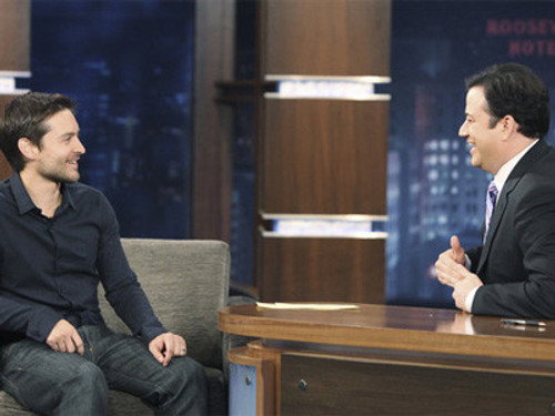 Jimmy Kimmel Live! - S8E4: Tobey Maguire, Shenae Grimes, Colbie Caillat