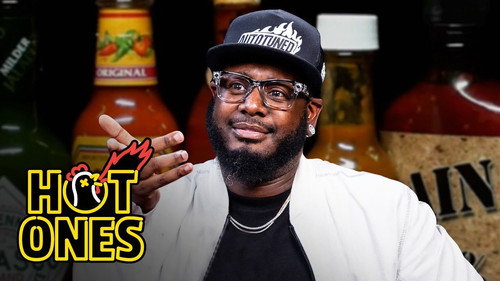 Hot Ones - S25E11: T-Pain Regrets His Life Choices While Eating Spicy Wing