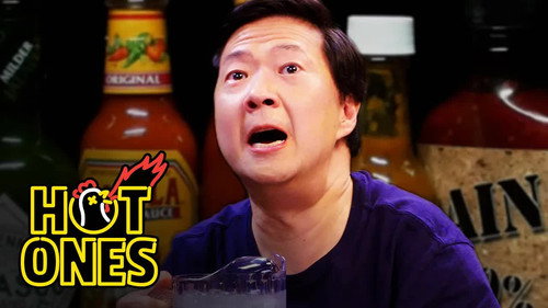 Hot Ones - S8E4: Ken Jeong Performs a Physical While Eating Spicy Wings