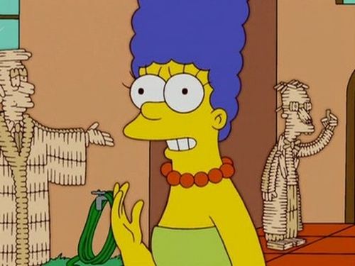 The Simpsons - S18E7: Ice Cream of Margie (With the Light Blue Hair)