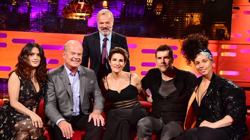 The Graham Norton Show - S19E11: Kelsey Grammer, Tamsin Greig, Salma Hayek, Rhod Gilbert, Alicia Keys