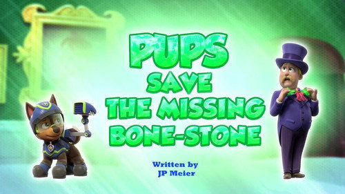 PAW Patrol - S11E10: Pups Save the Missing Bone-Stone