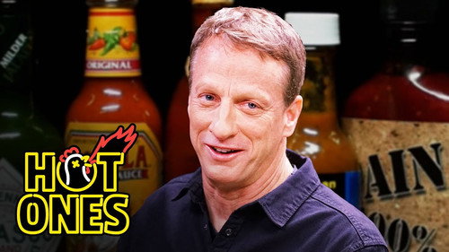 Hot Ones - S22E7: Tony Hawk Embraces the Pain While Eating Spicy Wings