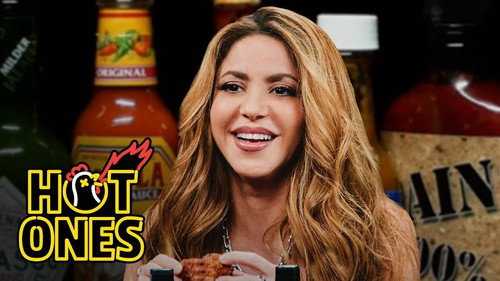 Hot Ones - S23E12: Shakira Howls Like a She-Wolf While Eating Spicy Wings
