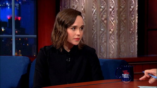 The Late Show with Stephen Colbert - S1E16: Ellen Page, Jesse Eisenberg, Dominic Wilcox