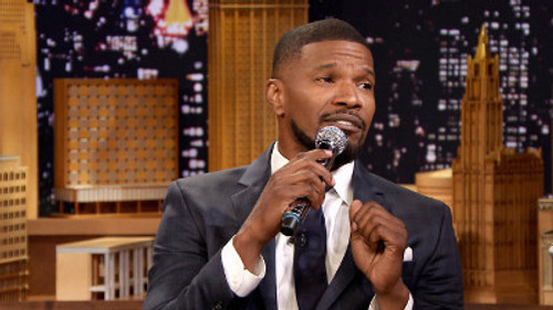 The Tonight Show Starring Jimmy Fallon - S2E81: Jamie Foxx, Carla Gugino, Jamie Foxx featuring Kid Ink