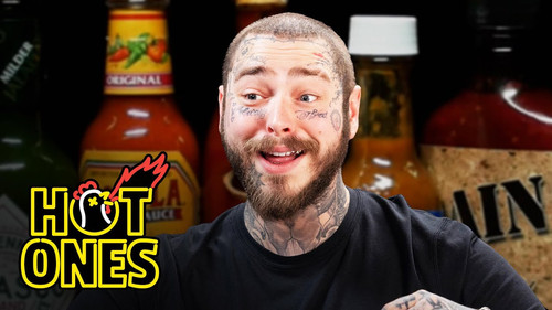 Hot Ones - S18E1: Post Malone Has His Brain Hacked by Spicy Wings