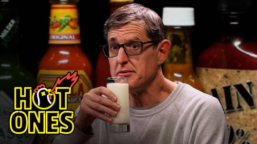Hot Ones - S22E9: Louis Theroux Attacks the Shark While Eating Spicy Wings