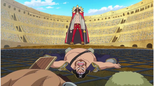 One Piece - S16E668: The Final Round Starts! Diamante The Hero Shows Up!