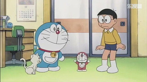 Doraemon - S1E108: Jinrui Hatsu no Uchuu Sensouka?! Michi to no Souguuki