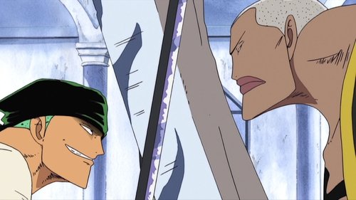 One Piece - S4E119: Secret of Powerful Swordplay! Ability to Cut Steel and the Rhythm Things Have!