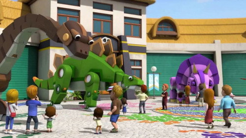 Super Wings - S2E44: Blockosaurus Park