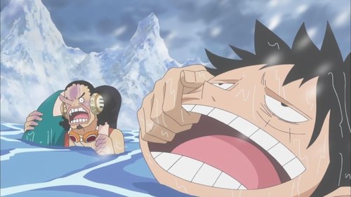 One Piece - S15E586: In a Real Pinch! Luffy Sinks into the Ice-cold Lake!