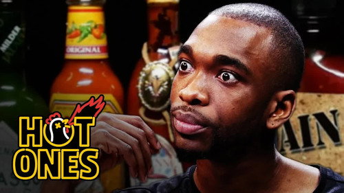 Hot Ones - S2E26: Jay Pharoah Has a Staring Contest While Eating Spicy Wings