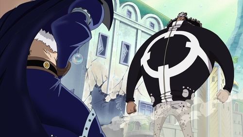 One Piece - S11E402: Overwhelming! The Navy’s Fighting Weapons, the Pacifistas