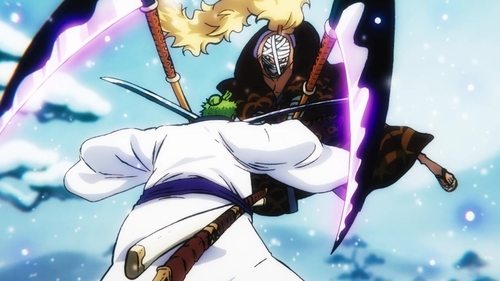 One Piece - S21E934: A Big Turnover! The Three-Sword Style Overcomes Danger!